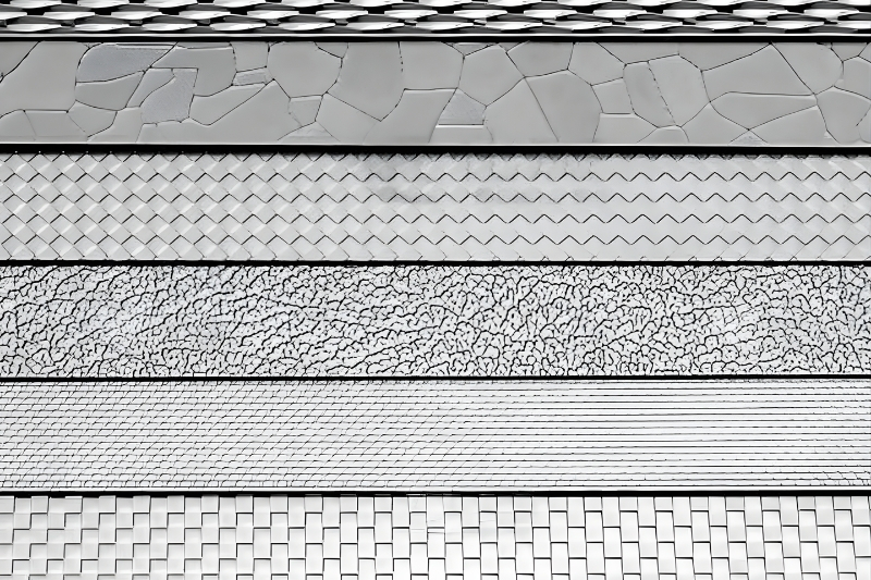 Embossed stainless steel sheet